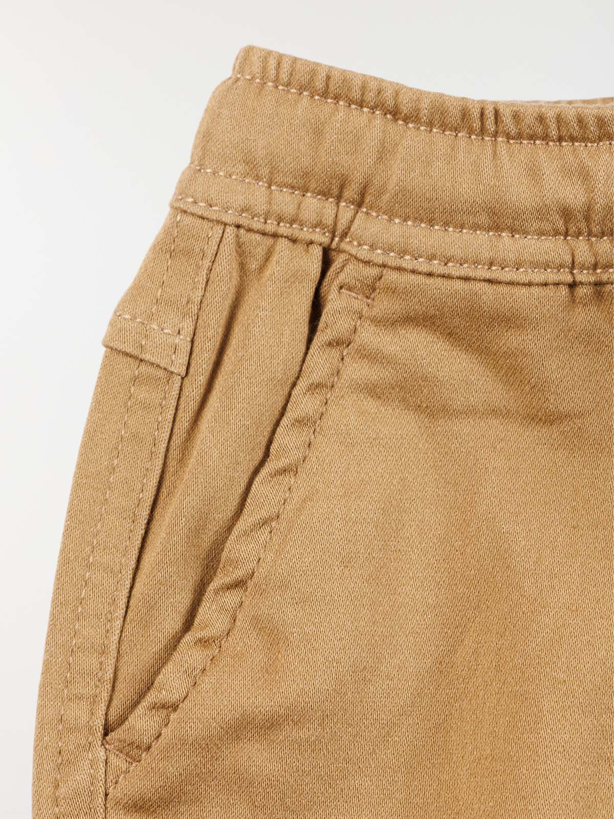 Pantalon cargo garçon kraft (3-12A)