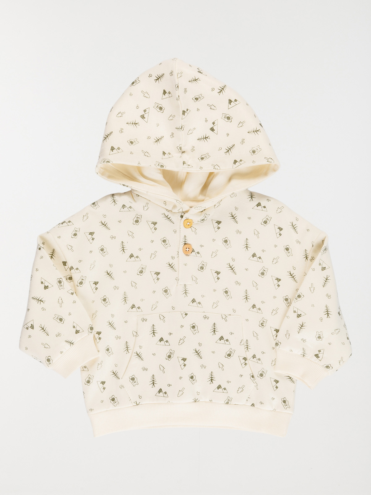 Sweat capuche imprimé garçon (6-36M)