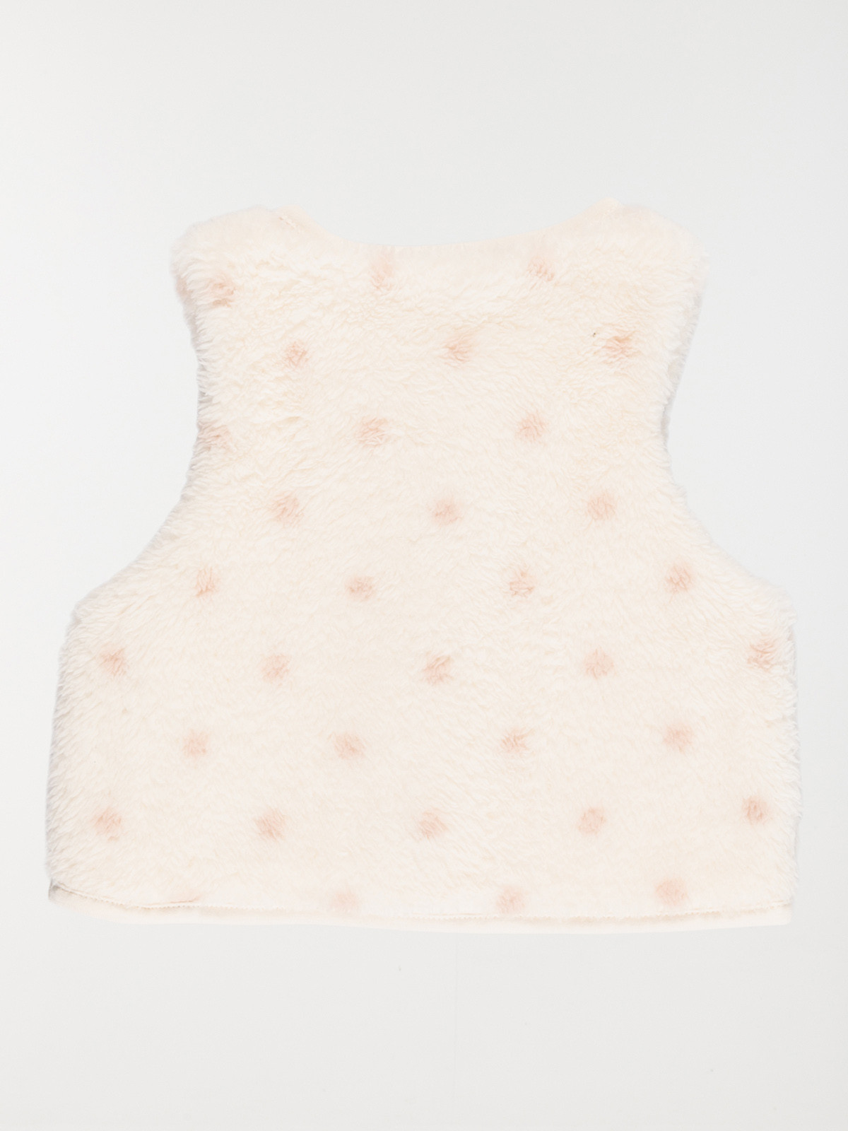 Gilet écru tout doux pois fille (3-36M) Gilet écru tout doux pois fille (3-36M)
