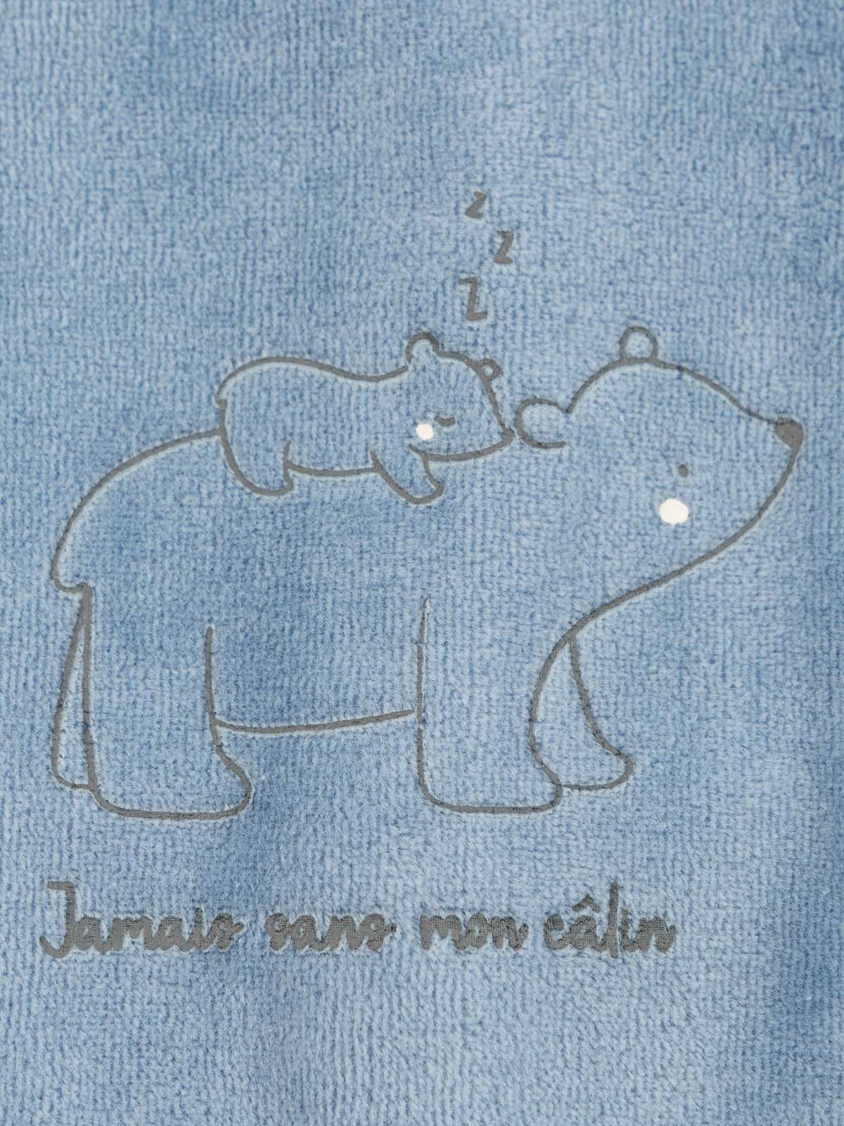 Dors bien velours ours garçon (3-24M)