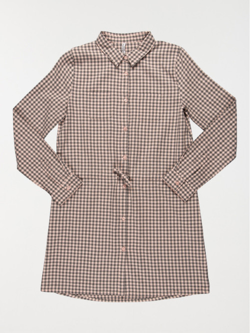 Robe fille à carreaux (10-16A)