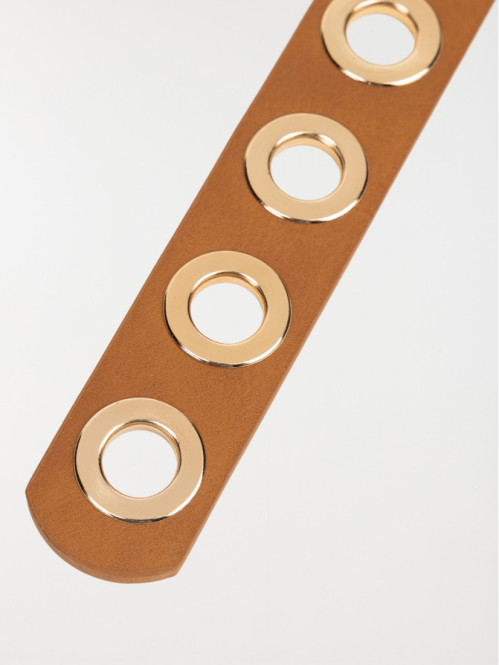 Ceinture camel oeillets...