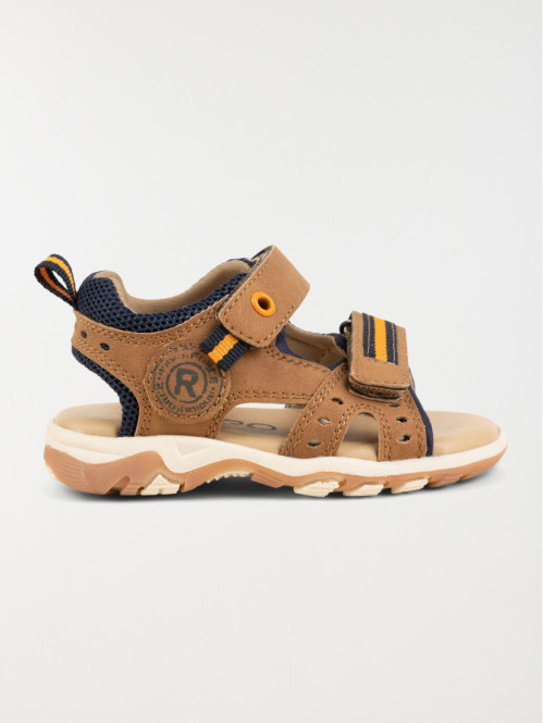 Sandales scratchs camel garçon (19-23)