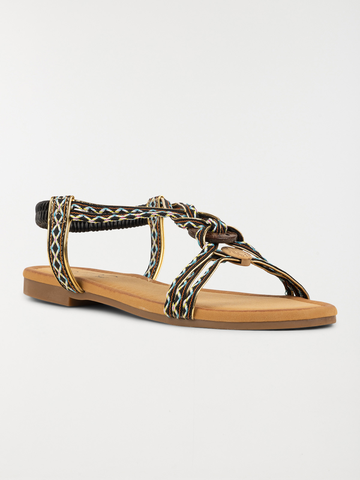 Sandales plates ethniques femme (36-41)