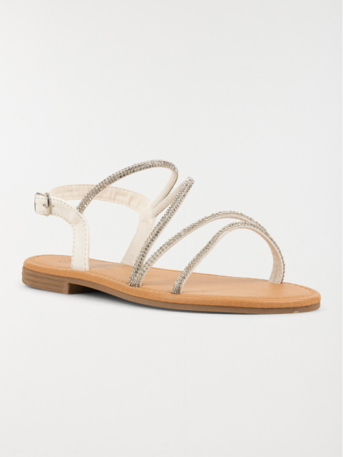 Sandales brides strass...
