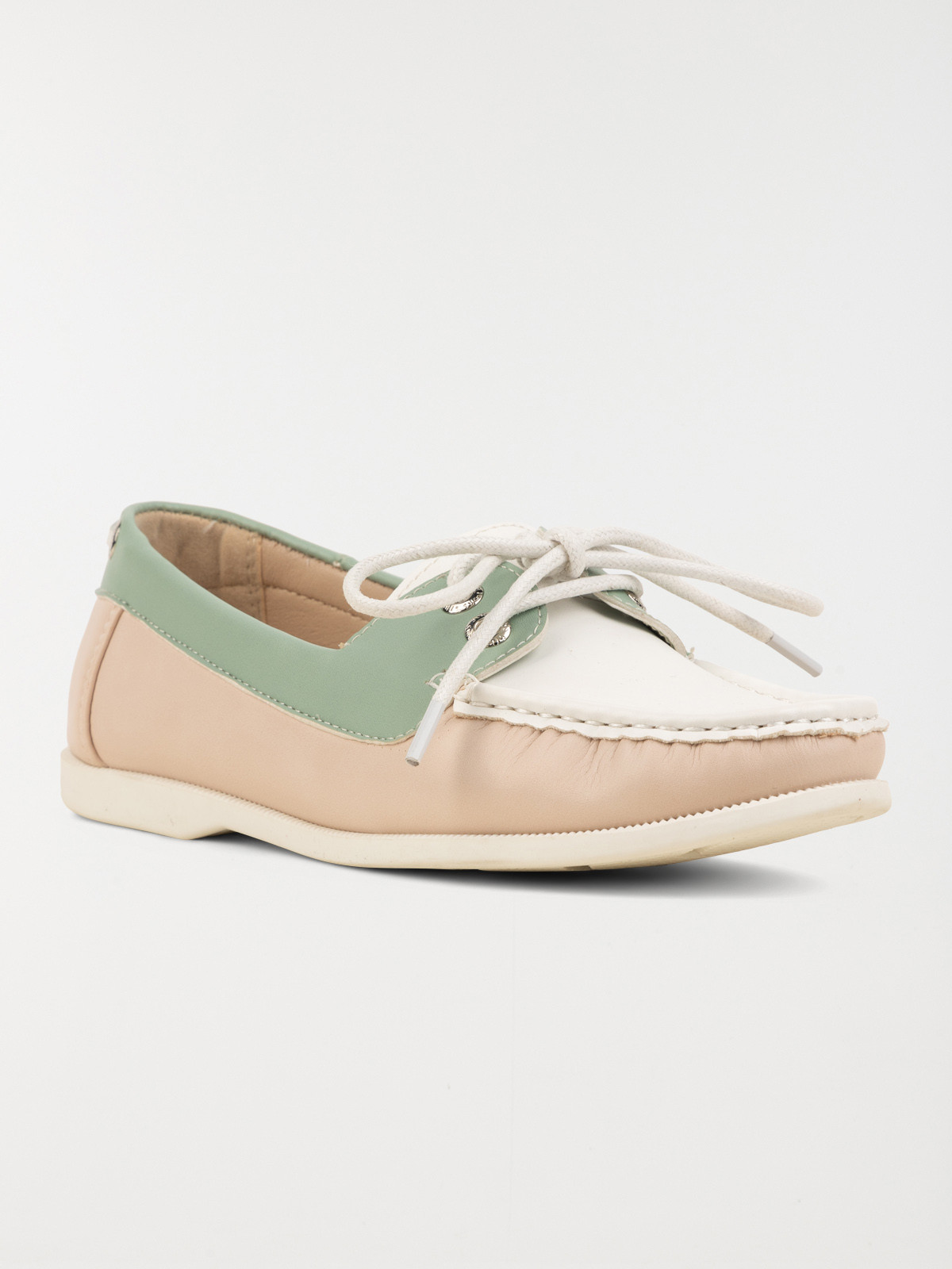 Chaussure bateau tricolore femme (36-41)