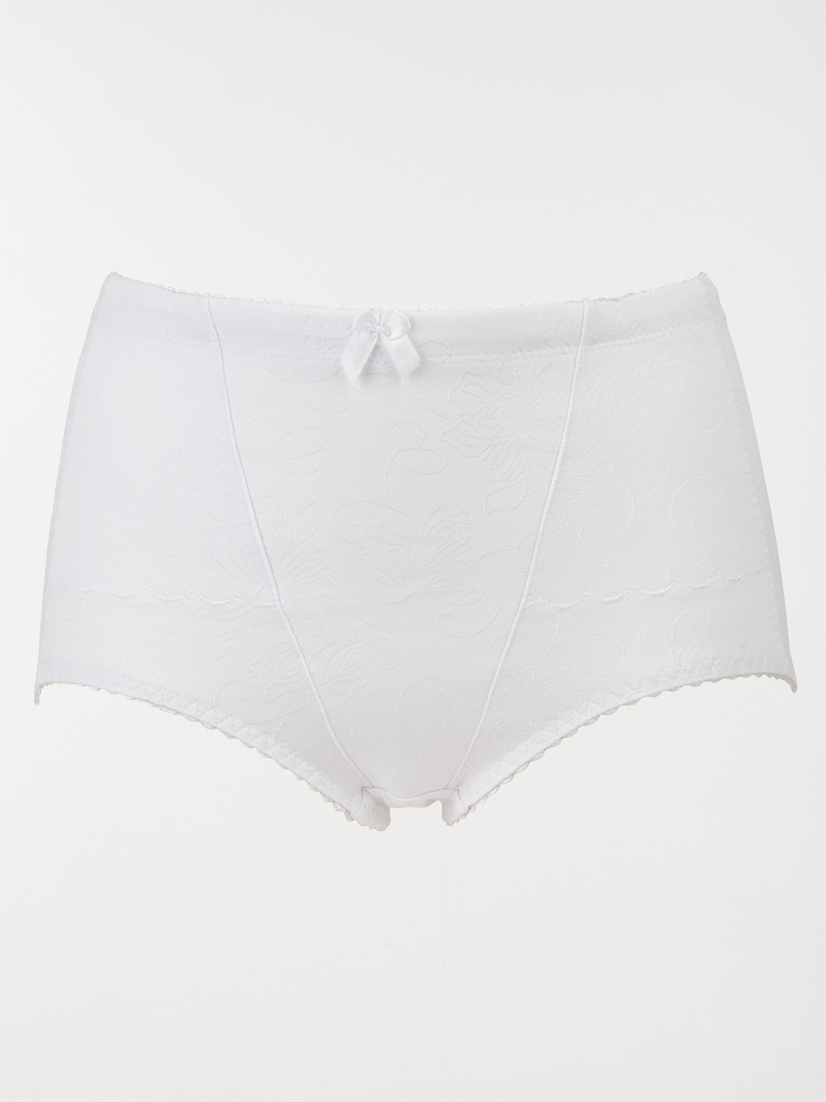 Gaine brodée blanche femme