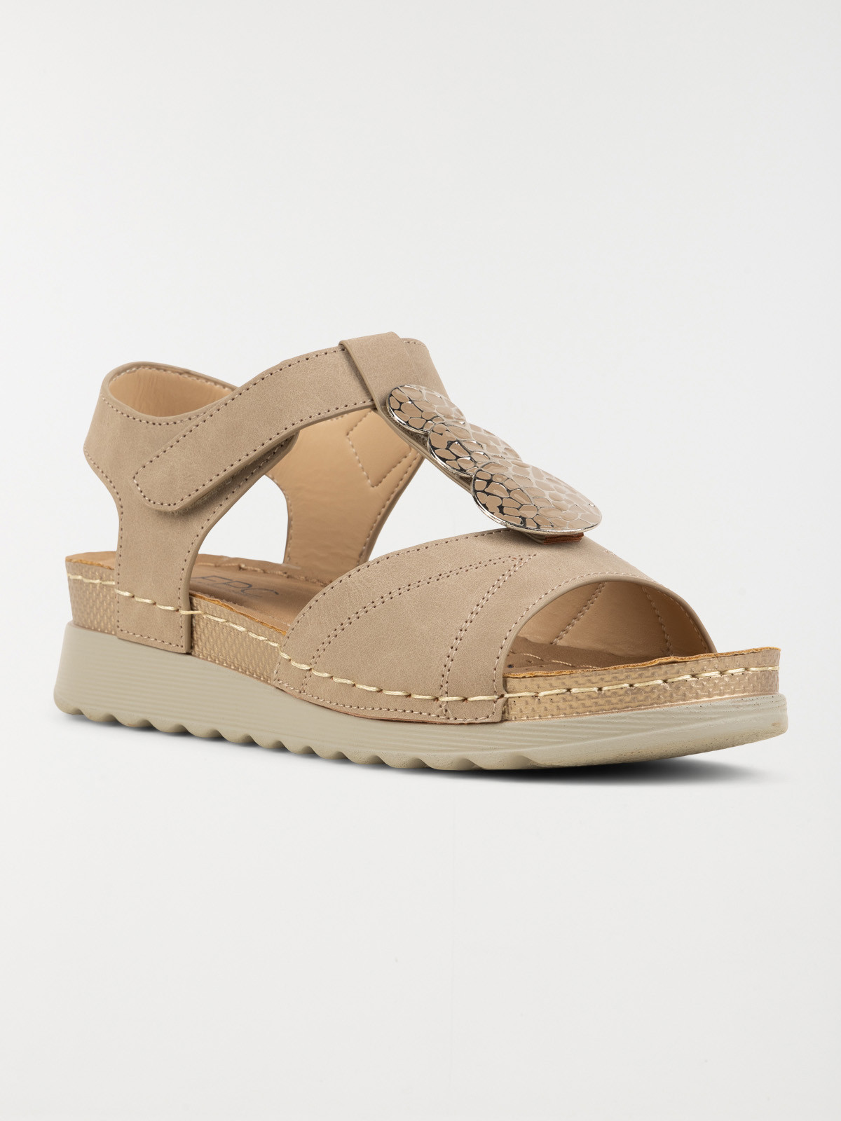 Sandales coloris beige femme (36-41)