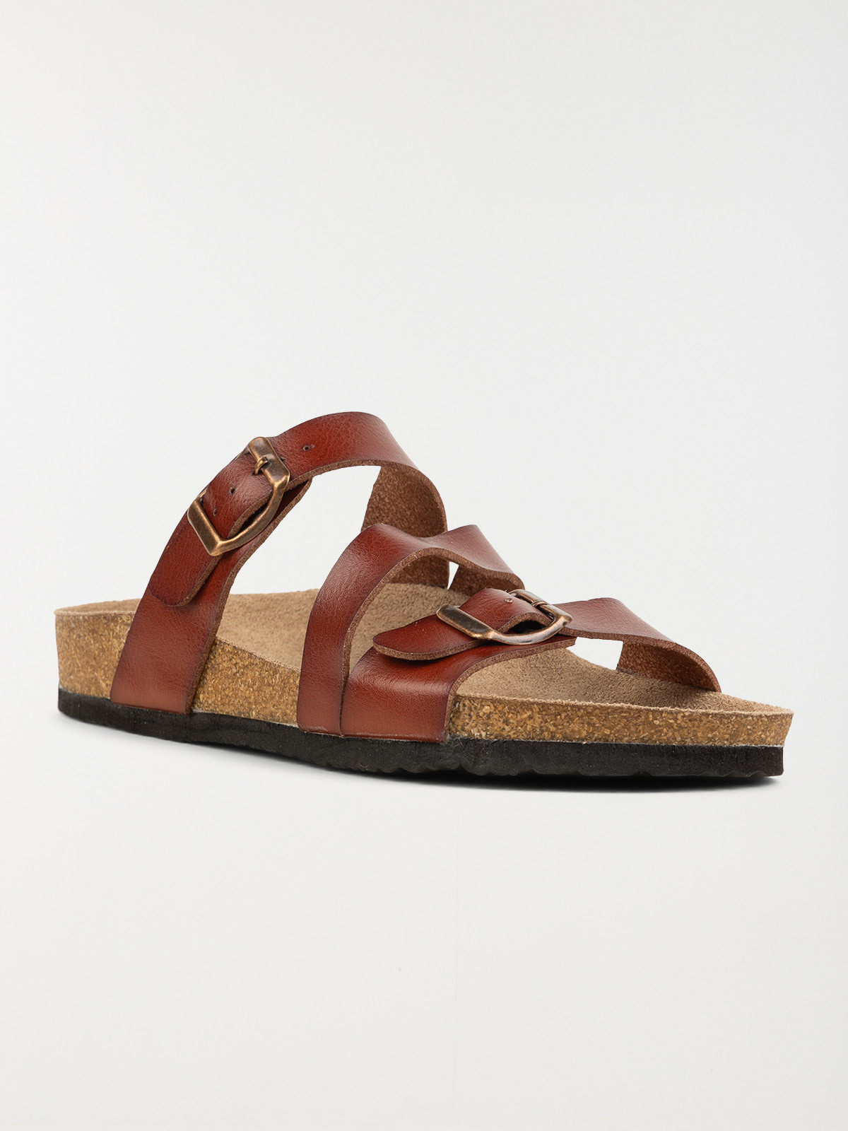 Mules plates cognac femme (36-41) Mules plates cognac femme (36-41)