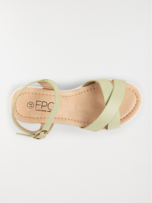 Sandales vertes fille (31-35)