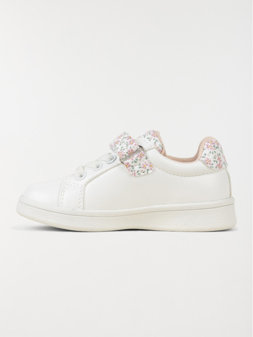 Basket blanche fille scratch on sale