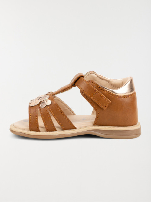 Sandale bébé marron fille...