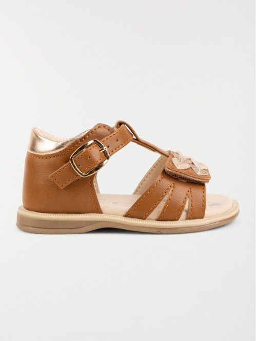 Sandale bébé marron fille (19-23)