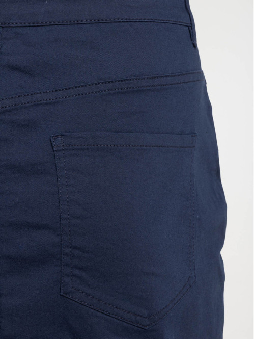 Jupe droite marine grande taille femme