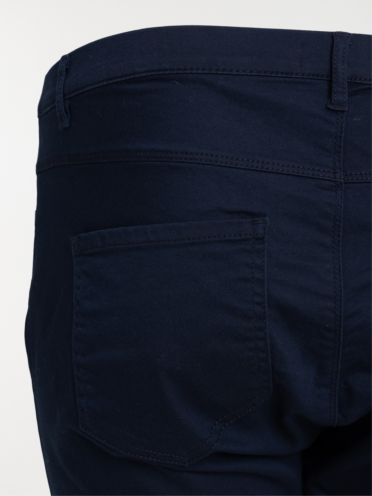 Pantacourt marine grande taille femme