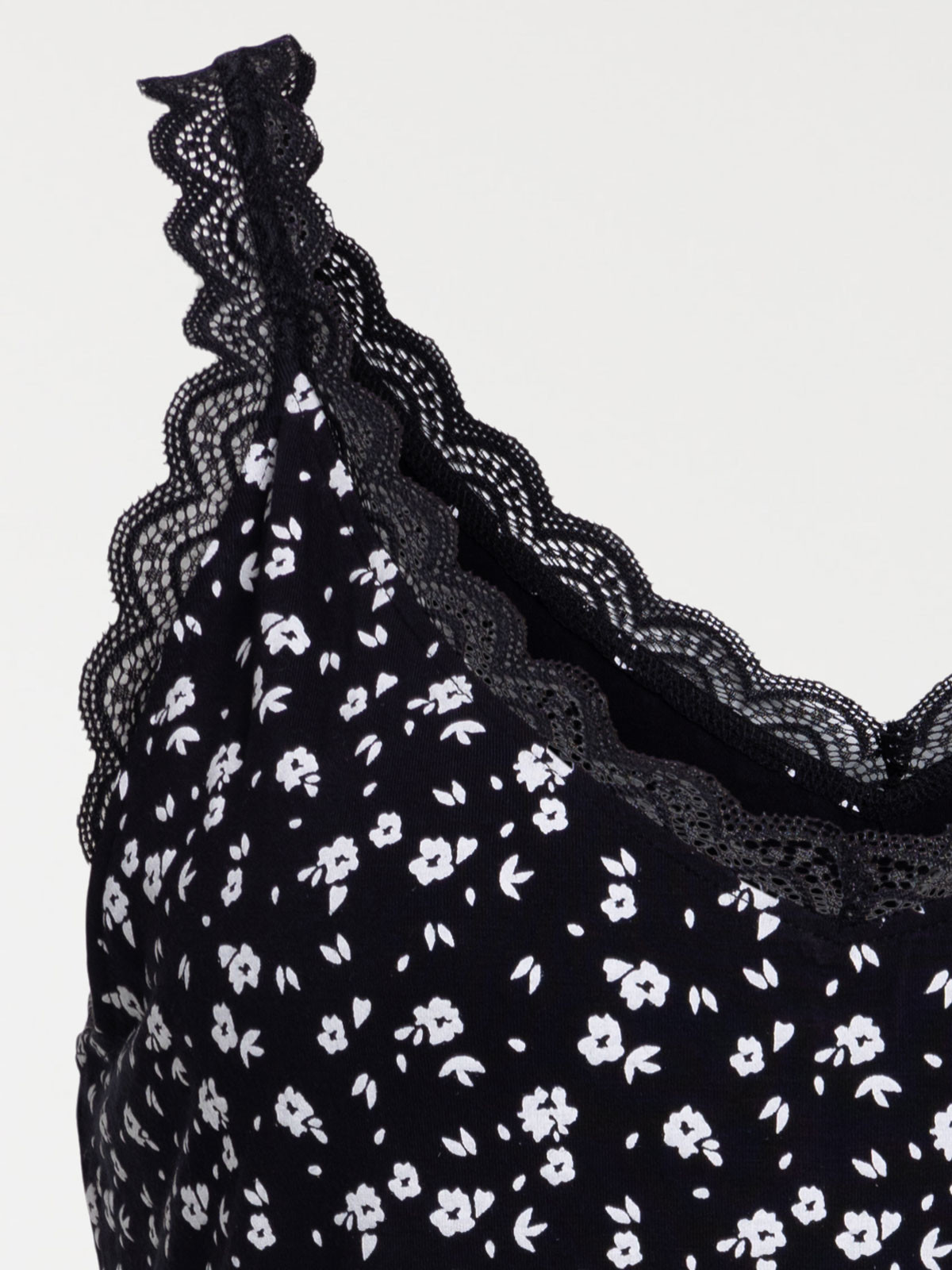 Débardeur fleuri grande taille femme