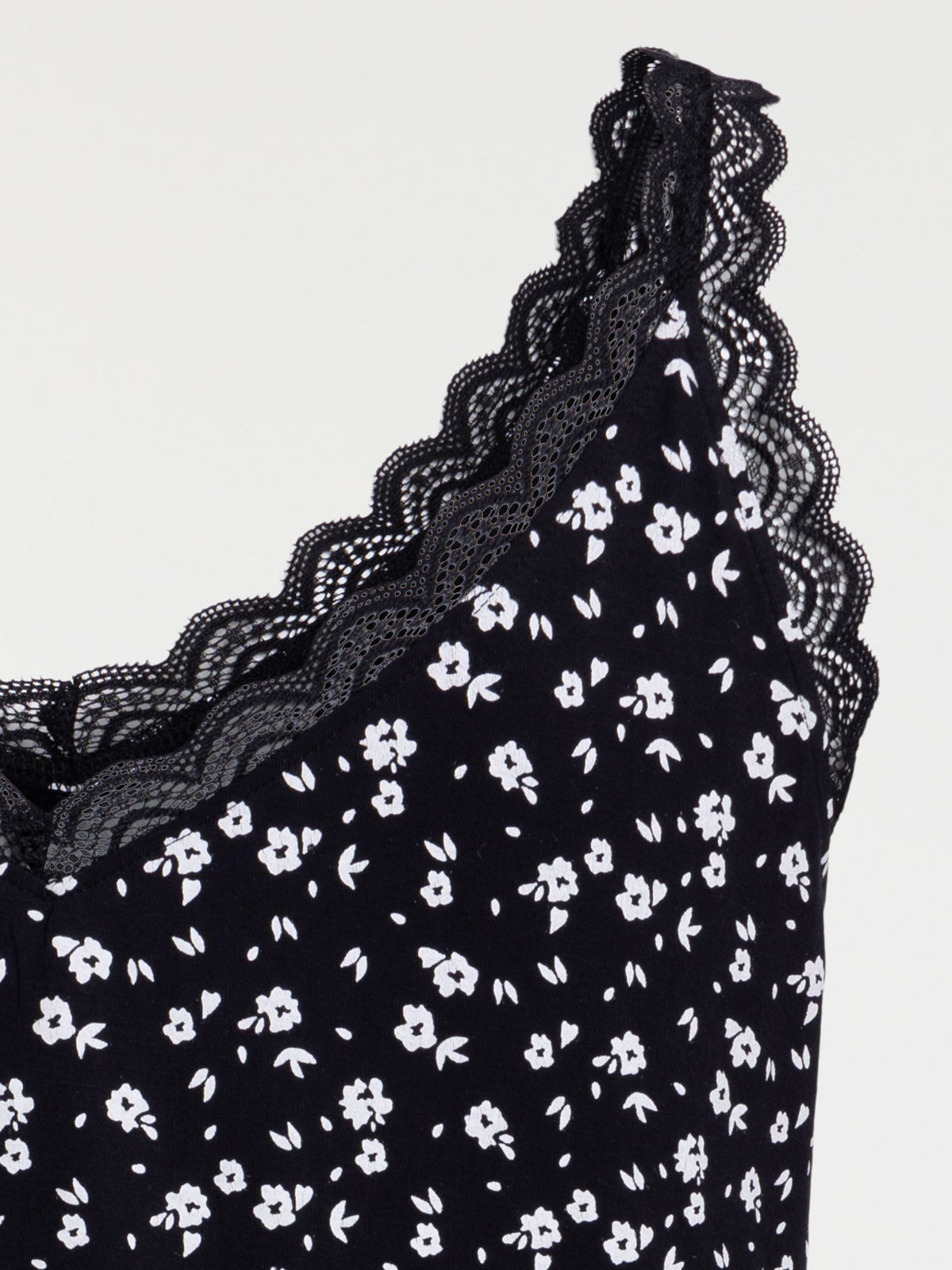 Débardeur fleuri grande taille femme