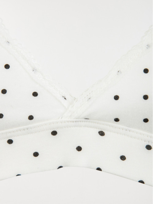 Soutien-gorge triangle à...