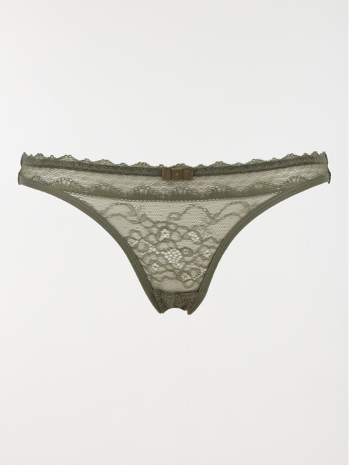 Culotte lichen green femme...