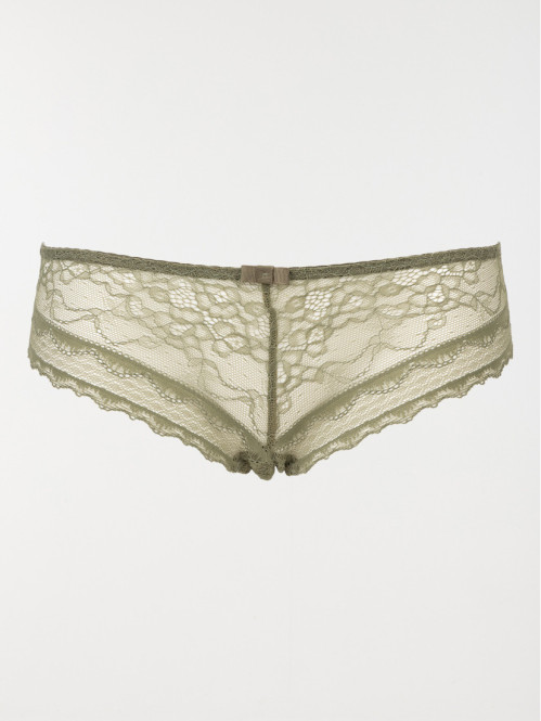 Shorty lichen green femme (36-46)