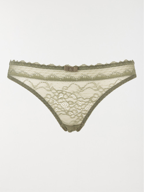 Tanga lichen green femme (34-46)