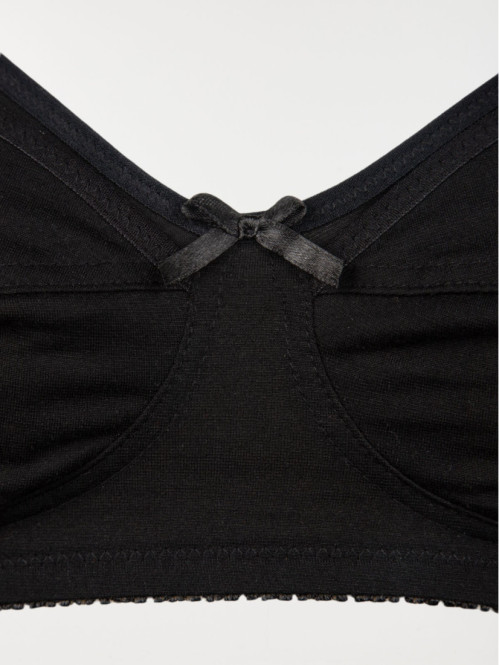Soutien-gorge d'allaitement noir 