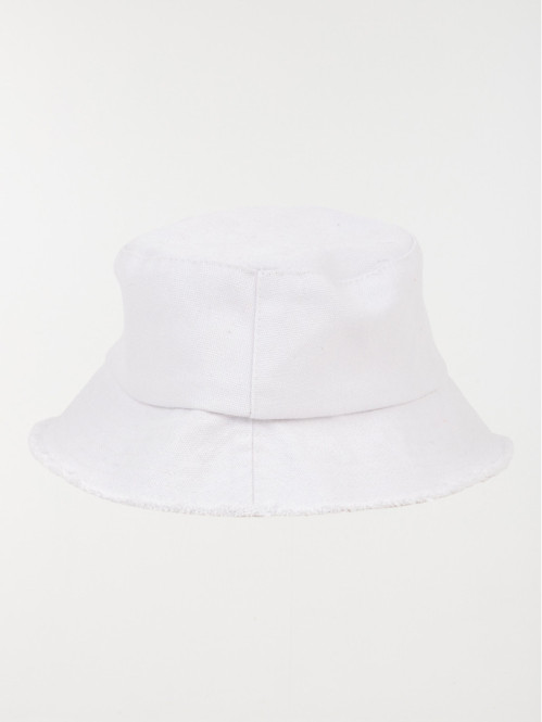 Bob frangé blanc enfant