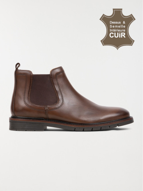 Bottines marron homme (41-46)