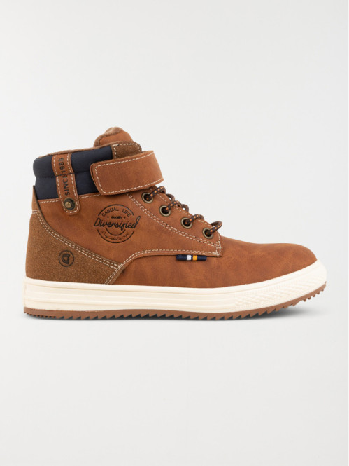 Boots scratch marron garçon (31-35)