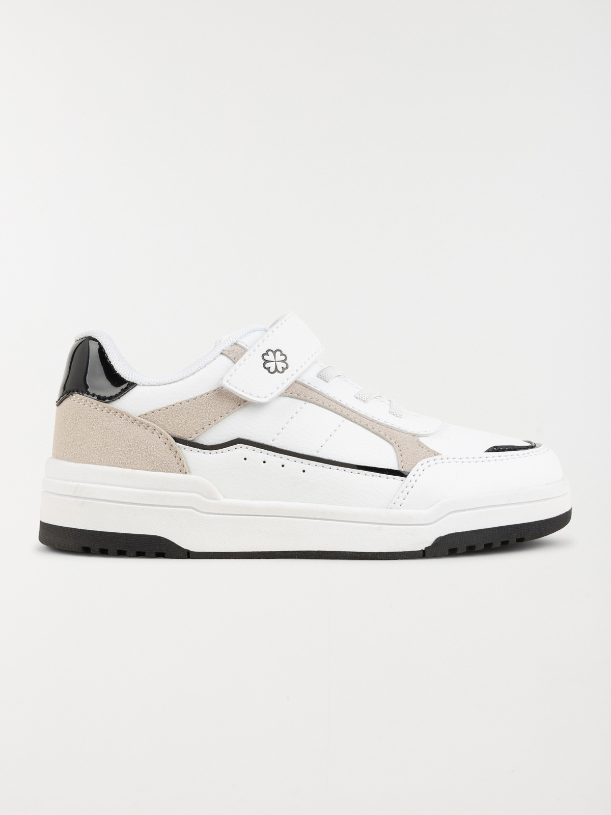 Baskets blanches fille scratch (31-35)