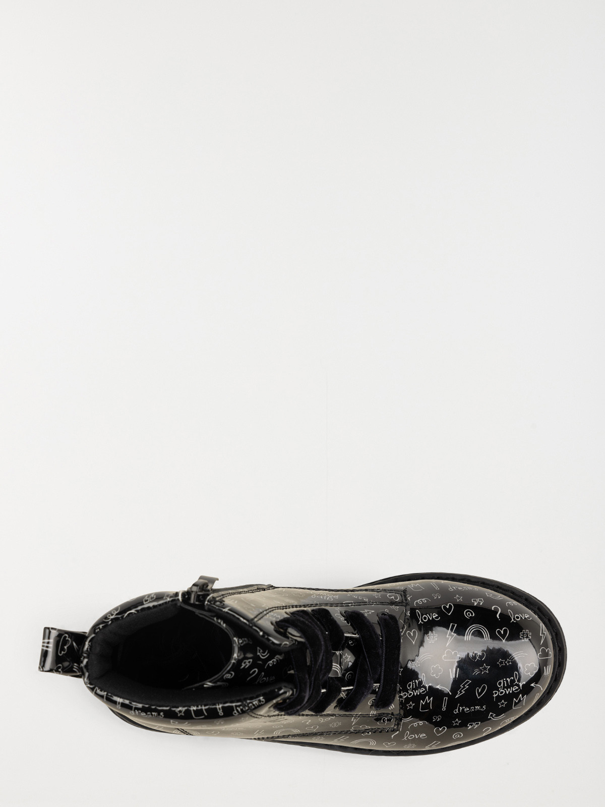 Bottines vernies imprimées fille (31-35) Bottines vernies imprimées fille (31-35)