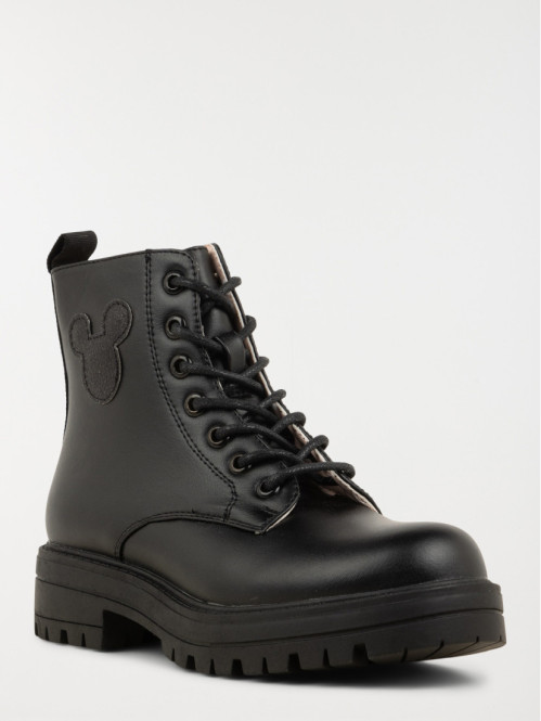 Bottines noires Mickey fille (31-35) Bottines noires Mickey fille (31-35)