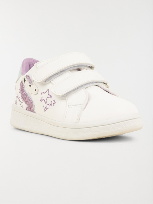 Baskets motif licorne fille (24-30) Baskets motif licorne fille (24-30)