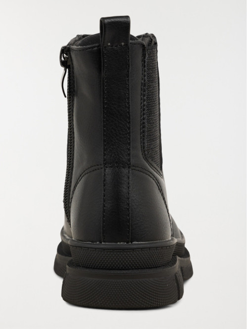 Bottines noires lacets fille (26-30)