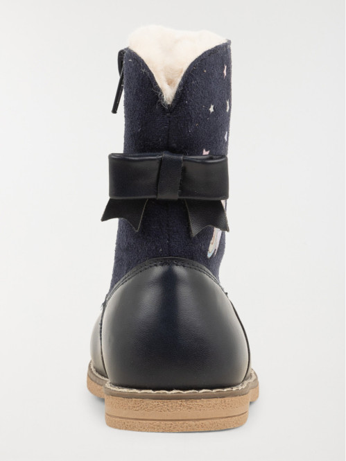 Bottes noire licorne fille (24-30) Bottes noire licorne fille (24-30)