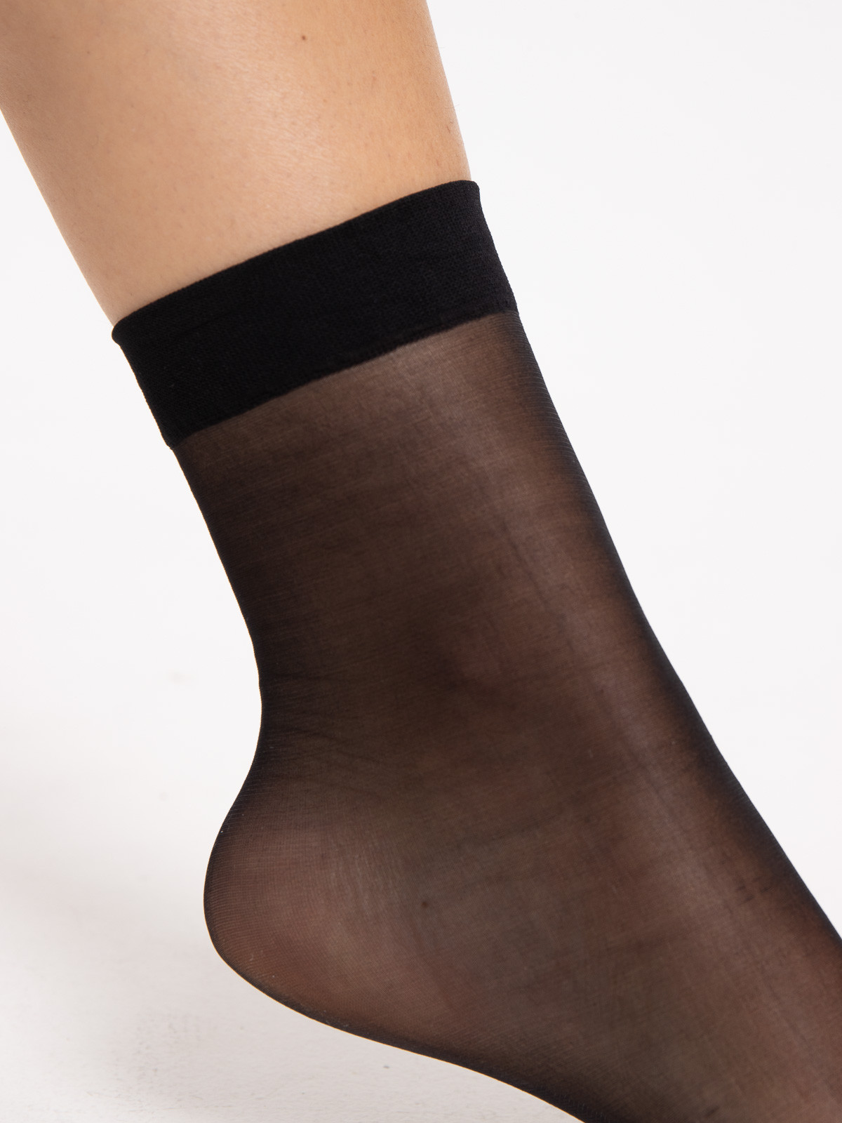 Socquettes voile 15D lot de 2 femme