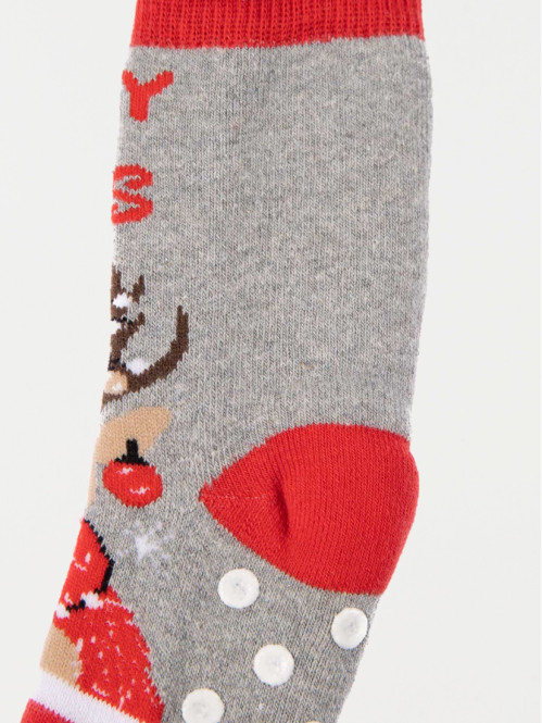 Chaussettes de Noël imprimées enfant Chaussettes de Noël imprimées enfant