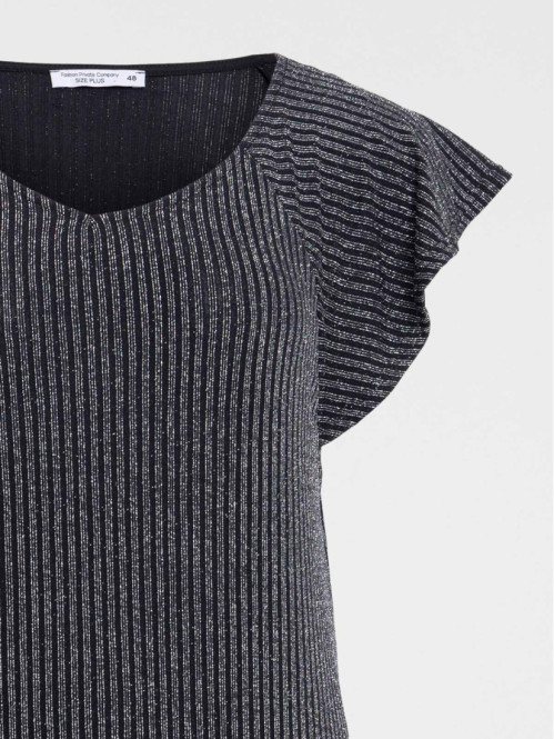 Robe noire grande taille femme