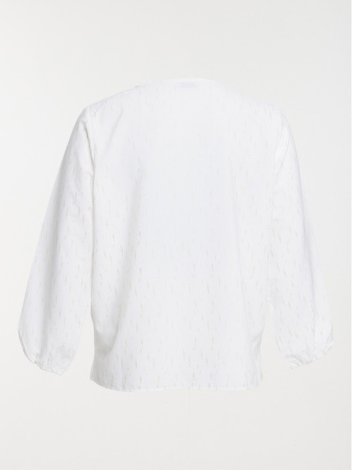 Blouse motif doré grande...
