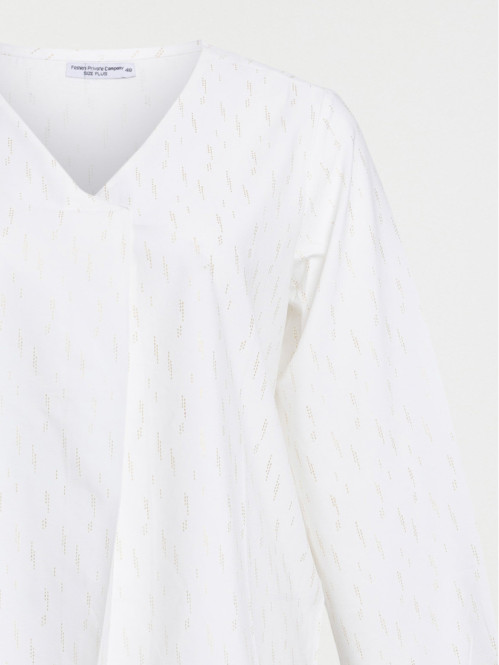 Blouse motif doré grande...