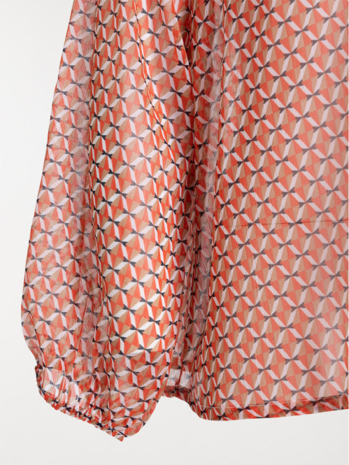 Blouse voile fleuri grande...