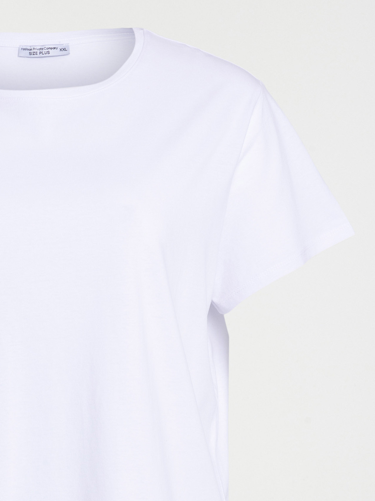Tee-shirt blanc grande taille femme