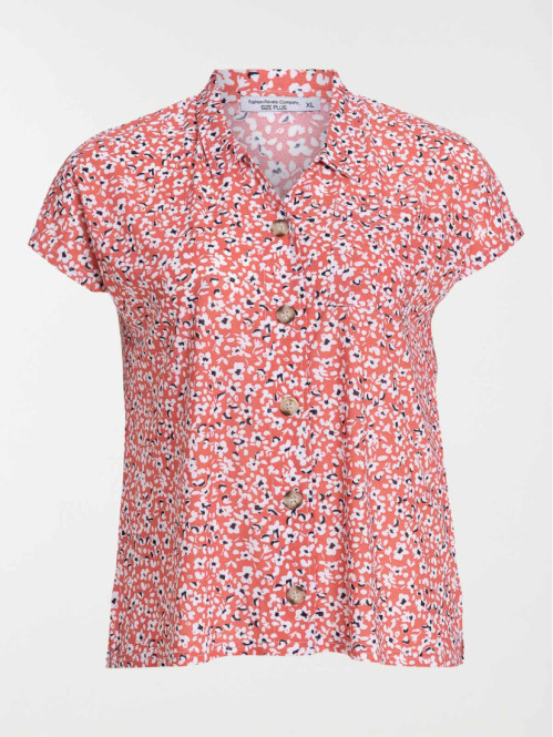 Chemisier Bleu Lane Bryant Grande Taille 26 – Coton/élasthanne, Occasion Très Bon état
