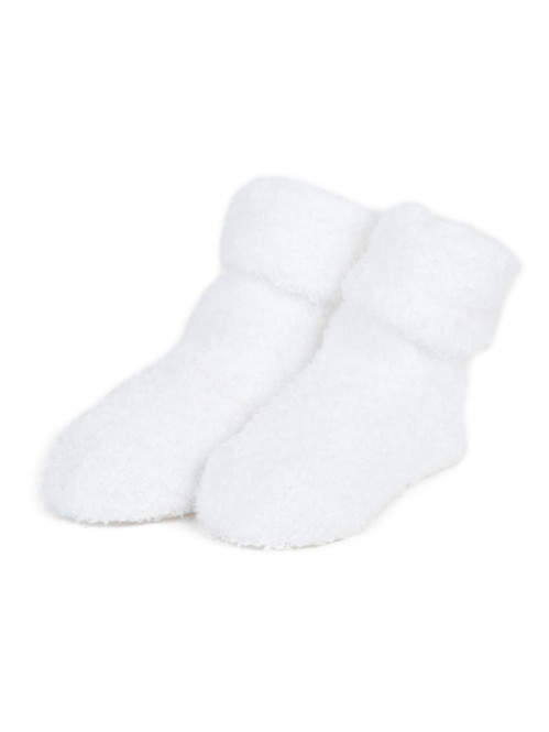 Chaussettes doudou blanc bébé