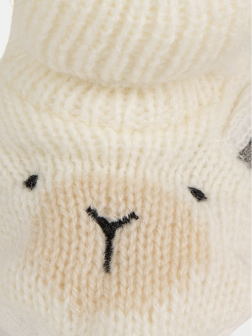 Chaussons ours écru bébé Chaussons ours écru bébé