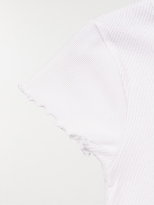 Tee-shirt blanc fille (XXS-M)