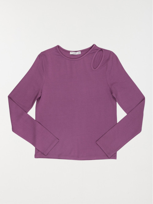 Tee-shirt deep lavande fille (XXS-M)