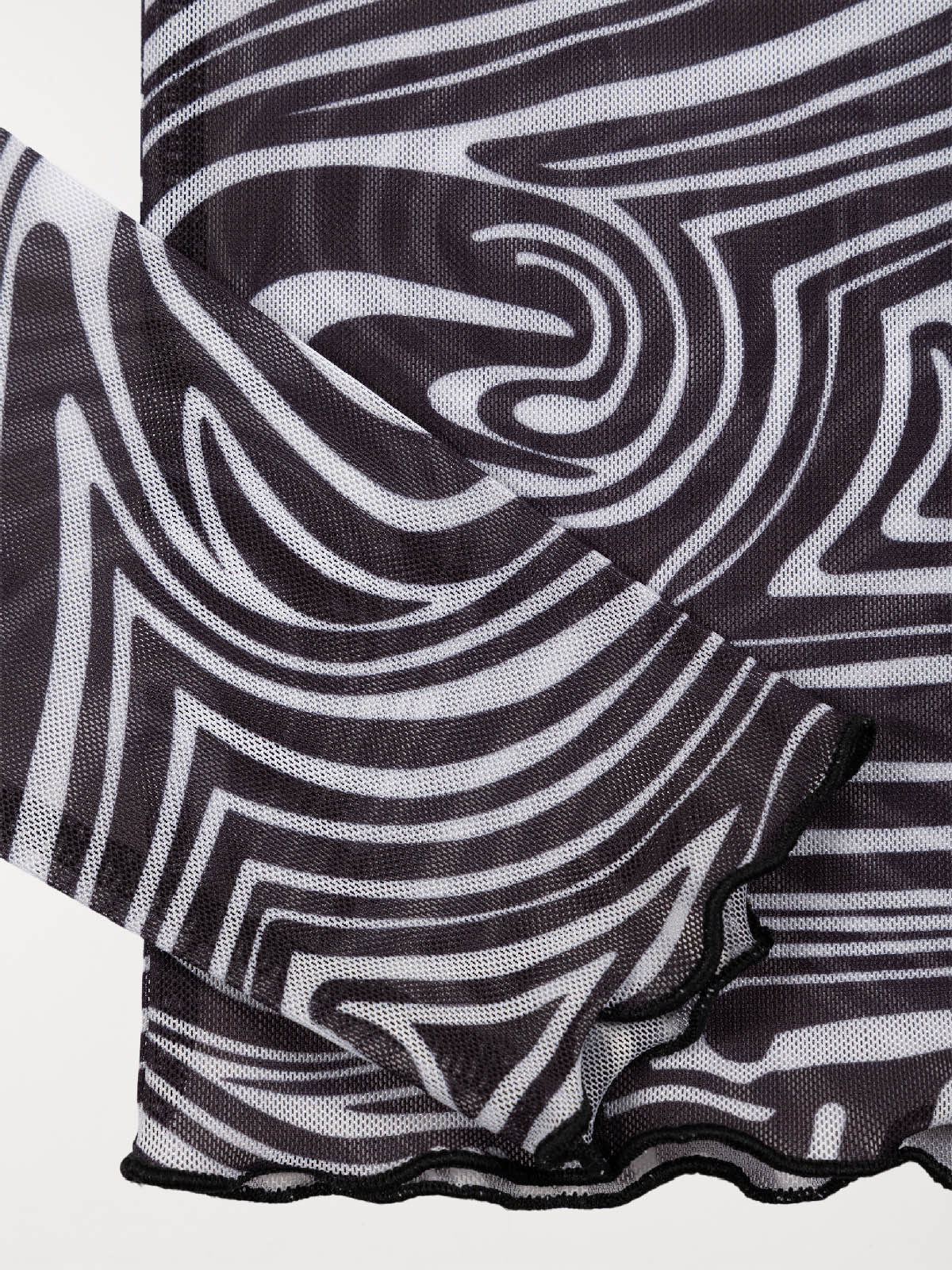 Tee-shirt résille imprimé fille (XXS-M)