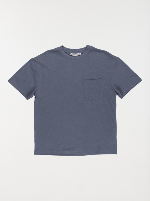 Tee-shirt bleu lac garçon (XXS-M)