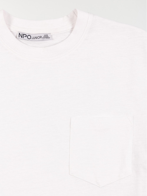 Tee-shirt blanc garçon (XXS-M)